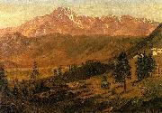 Albert Bierstadt Pikes Peak, Rocky Mountains Sweden oil painting artist